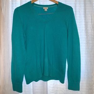 LL Bean Women's Pullover Shirt, Small, Turquoise